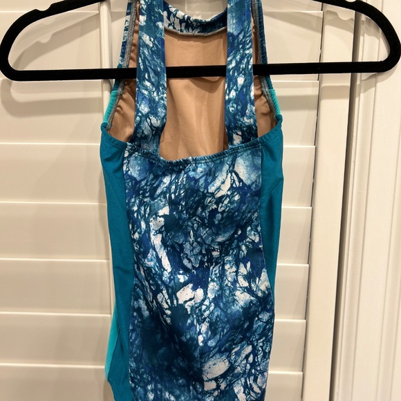 Blue and Teal Dance Costume / Leotard - Picture 3 of 5